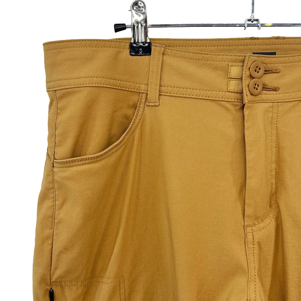 PRANA Nylon Straight Fit‎ Outdoor Hiking Pants • 14 short • camel, gorpcore - Picture 2 of 9